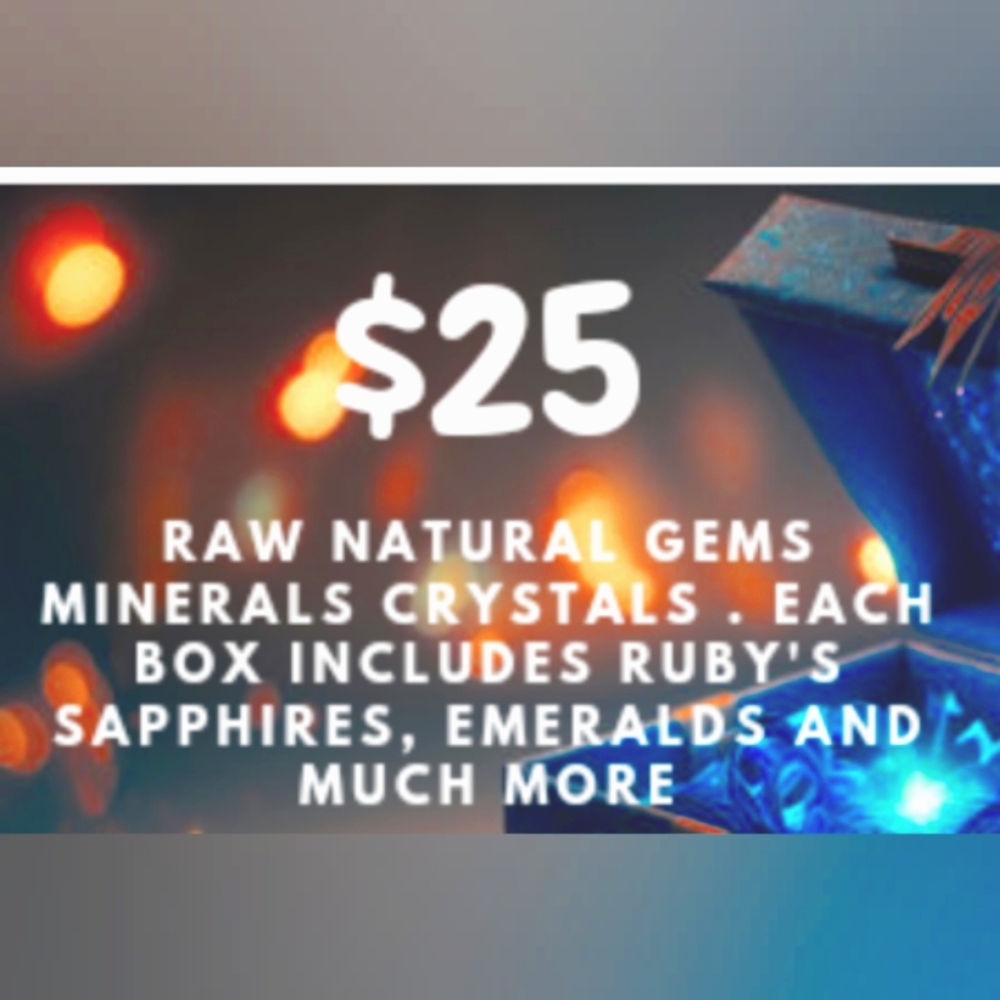 Gem, rock, crystal & mineral Mystery Box